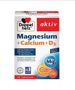 Viên uống Doppelherz Magnesium Calcium D3 bổ sung canxi